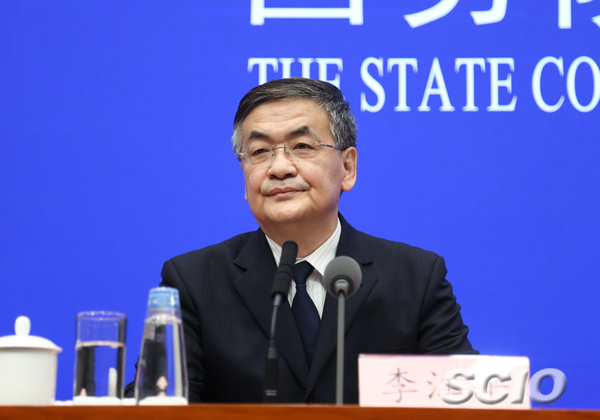 Li Jiangping, head of the Traffic Management Bureau of the Ministry of Public Security (photo by Jiao Fei)